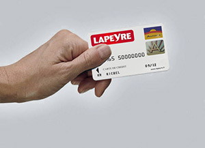 Projeo : carte Aurore Lapeyre et crédit KparK