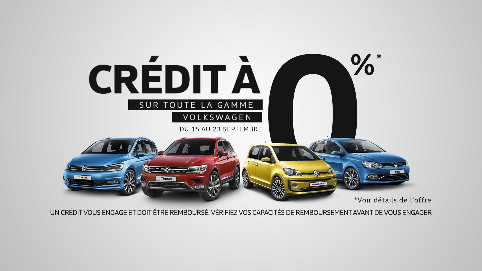 Crédit Volkswagen 0% taeg fixe, est-ce le bon moment