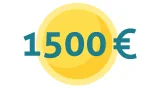 1500 euros