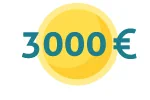 3000 euros