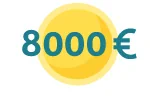 8000 euros