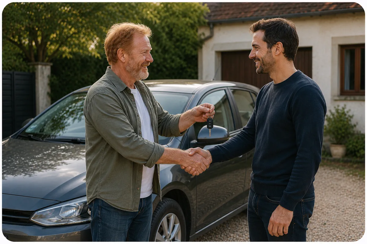 prêt auto pour achat d'une voiture à un particulier
